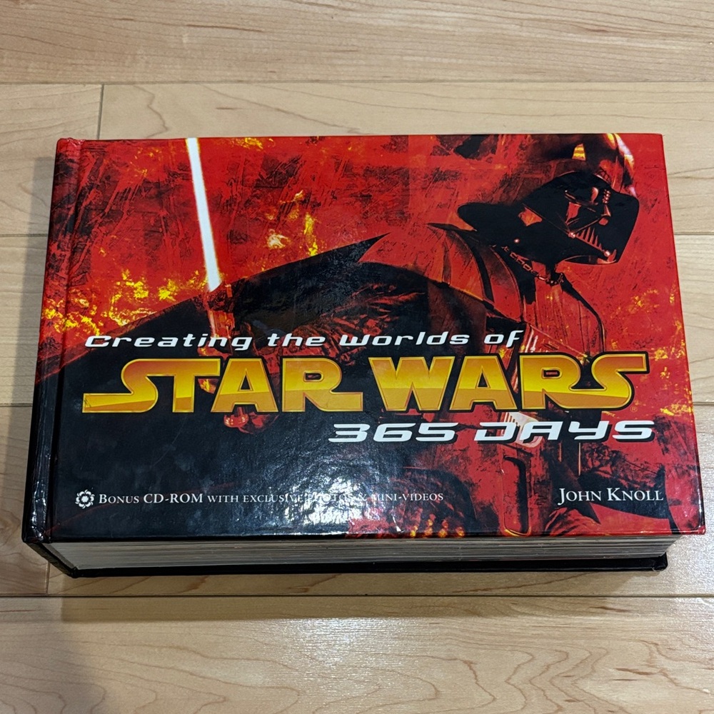 3/$40 - Creating the Worlds of STAR WARS 365 Days by John Knoll hardcover 2005